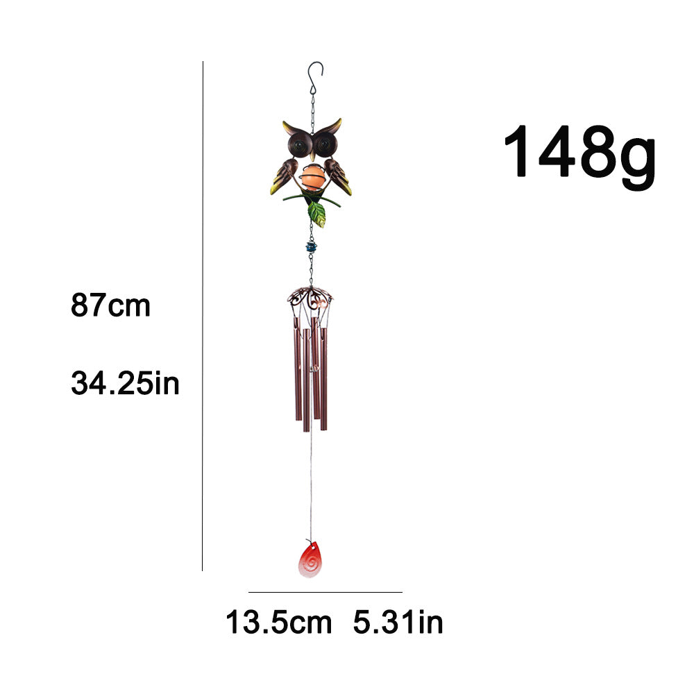 Wholesale Iron Owl Creative Bell Luminous Craft